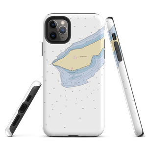 Michigan Island Lighthouse NPS Dock (La Pointe, WI) NOAA Chart  Tough iPhone Case