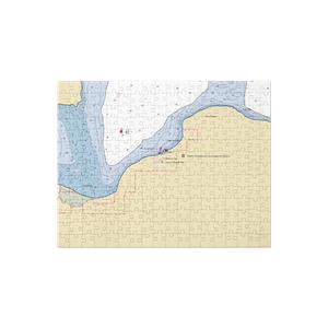 Little Sand Bay Marina (Bayfield, WI) NOAA Chart Jigsaw Puzzle