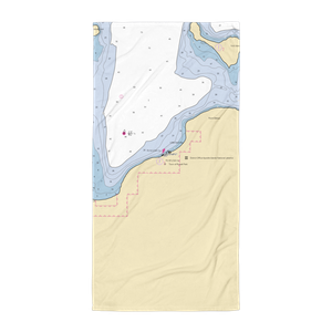 Little Sand Bay Marina (Bayfield, WI) NOAA Chart Towel