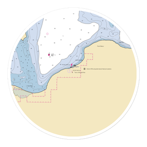 Little Sand Bay Marina (Bayfield, WI) NOAA Chart Sticker