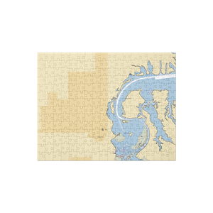 Spirit Lake Marina (Duluth, MN) NOAA Chart Jigsaw Puzzle