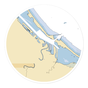 Loon's Foot Marine (Duluth, MN) NOAA Chart Sticker