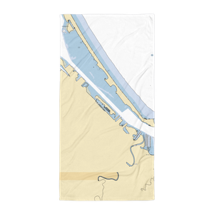 Superior Charter Dock Marina (Duluth, MN) NOAA Chart Towel