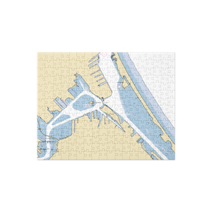 Connors Point Cove Marina (Duluth, MN) NOAA Chart Jigsaw Puzzle