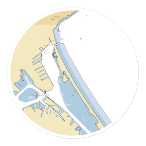 Sand Point Yacht Club (Duluth, MN) NOAA Chart Sticker