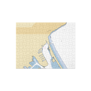 Pier B Resort Hotel and Marina (Duluth, MN) NOAA Chart Jigsaw Puzzle