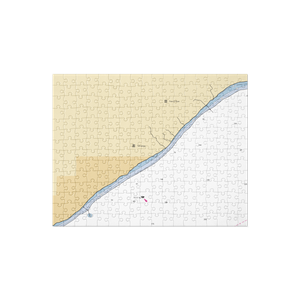 McQuade Small Craft Harbor (Duluth, MN) NOAA Chart Jigsaw Puzzle