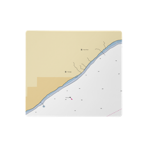 McQuade Small Craft Harbor (Duluth, MN) NOAA Chart  Gaming Mouse Pad