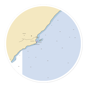 Knife River Marina (Knife River, MN) NOAA Chart Sticker