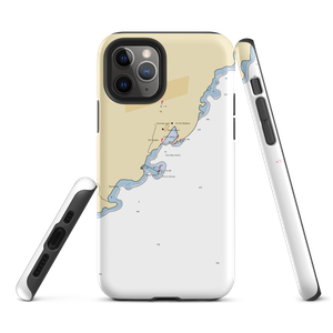 Silver Bay Marina (Beaver Bay, MN) NOAA Chart  Tough iPhone Case