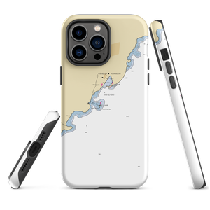 Silver Bay Marina (Beaver Bay, MN) NOAA Chart  Tough iPhone Case