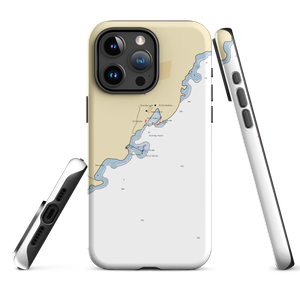 Silver Bay Marina (Beaver Bay, MN) NOAA Chart  Tough iPhone Case