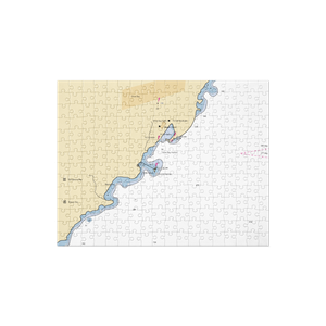 Silver Bay Marina (Beaver Bay, MN) NOAA Chart Jigsaw Puzzle