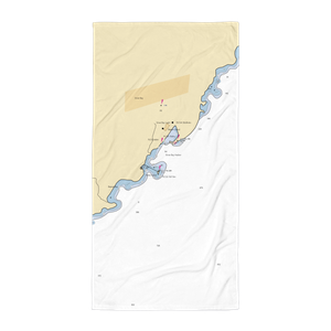 Silver Bay Marina (Beaver Bay, MN) NOAA Chart Towel