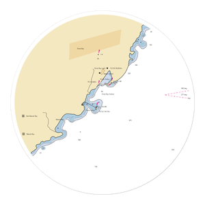 Silver Bay Marina (Beaver Bay, MN) NOAA Chart Sticker