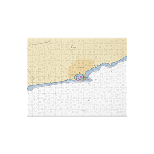 Grand Marais Recreation Area Marina (Grand Marais, MN) NOAA Chart Jigsaw Puzzle