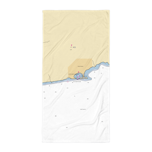 Grand Marais Recreation Area Marina (Grand Marais, MN) NOAA Chart Towel