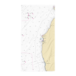 Whiskey Rock Bay Campground (Bayview, ID) NOAA Chart Towel