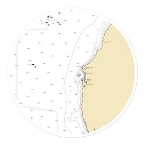 Whiskey Rock Bay Campground (Bayview, ID) NOAA Chart Sticker