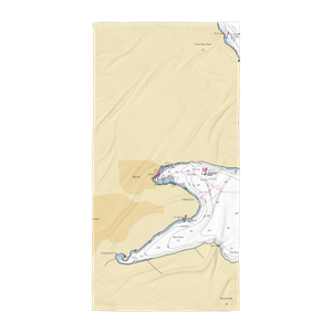 Bitter End Marina (Bayview, ID) NOAA Chart Towel