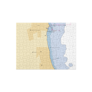 Lake Bluff Yacht Club (Fort Sheridan, IL) NOAA Chart Jigsaw Puzzle