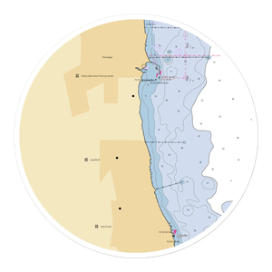 Lake Bluff Yacht Club (Fort Sheridan, IL) NOAA Chart Sticker