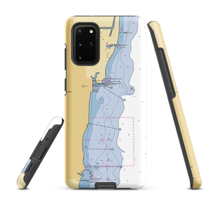 Waukegan Harbor & Marina (Waukegan, IL) NOAA Chart Samsung Phone Case