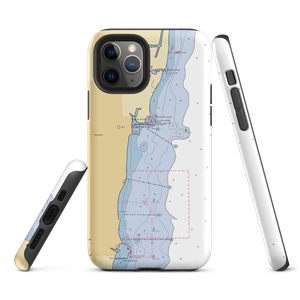 Waukegan Harbor & Marina (Waukegan, IL) NOAA Chart  Tough iPhone Case