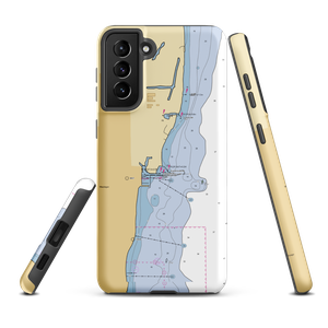 Waukegan Yacht Club (Waukegan, IL) NOAA Chart Samsung Phone Case