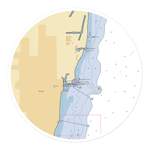 Larsen Marine Service (Waukegan, IL) NOAA Chart Sticker