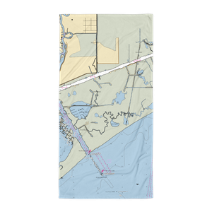 Intracoastal Marine Supply and Seafood (Perry, LA) NOAA Chart Towel