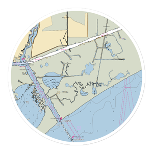 Intracoastal Marine Supply and Seafood (Perry, LA) NOAA Chart Sticker