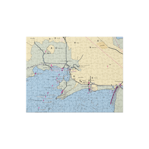 Louisiana Marina (New Iberia, LA) NOAA Chart Jigsaw Puzzle