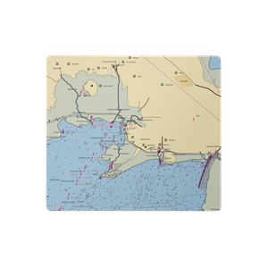 Louisiana Marina (New Iberia, LA) NOAA Chart  Gaming Mouse Pad