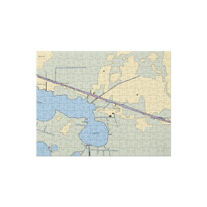 Talen's Marine & Fuel, Lake Arthur Dock (Gueydan, LA) NOAA Chart Jigsaw Puzzle