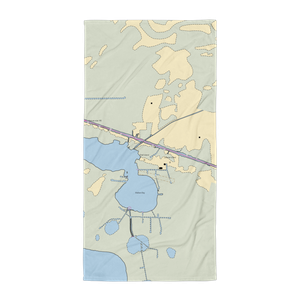 Talen's Marine & Fuel, Lake Arthur Dock (Gueydan, LA) NOAA Chart Towel