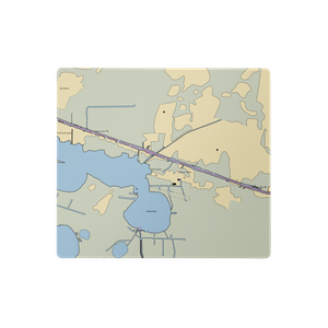 Talen's Marine & Fuel, Lake Arthur Dock (Gueydan, LA) NOAA Chart  Gaming Mouse Pad