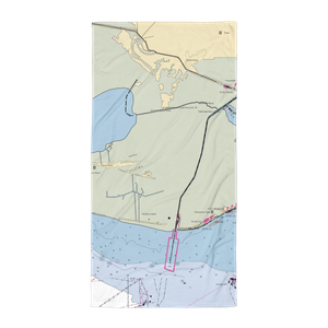 Acadiana Marina (Kaplan, LA) NOAA Chart Towel