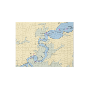 Myers Landing (Hayes, LA) NOAA Chart Jigsaw Puzzle