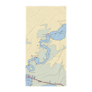 Myers Landing (Hayes, LA) NOAA Chart Towel