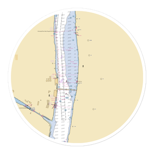 Argosy Casino (Baton Rouge, LA) NOAA Chart Sticker