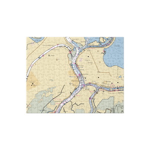 Rio Fuel Supply (Amelia, LA) NOAA Chart Jigsaw Puzzle