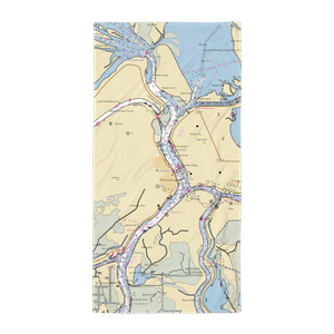 Rio Fuel Supply (Amelia, LA) NOAA Chart Towel