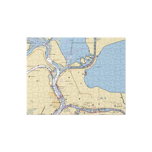 Lake End Park Marina (Amelia, LA) NOAA Chart Jigsaw Puzzle