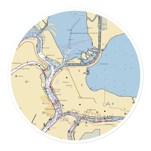 Lake End Park Marina (Amelia, LA) NOAA Chart Sticker