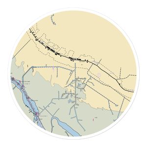 Bob's Bayou Black Marina (Gibson, LA) NOAA Chart Sticker