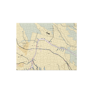 Houma City Dock (Houma, LA) NOAA Chart Jigsaw Puzzle