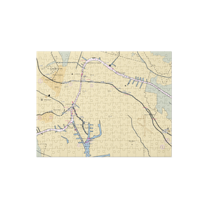 Retif Oil and Fuel (Houma, LA) NOAA Chart Jigsaw Puzzle