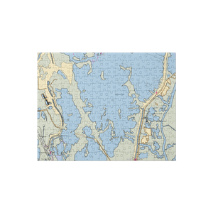 T-Irv's Marina (Dulac, LA) NOAA Chart Jigsaw Puzzle