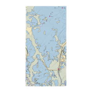 T-Irv's Marina (Dulac, LA) NOAA Chart Towel